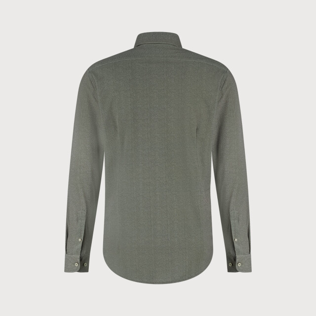 Blue Industry Het gemêleerde overhemd | 6011.52-ARMY large