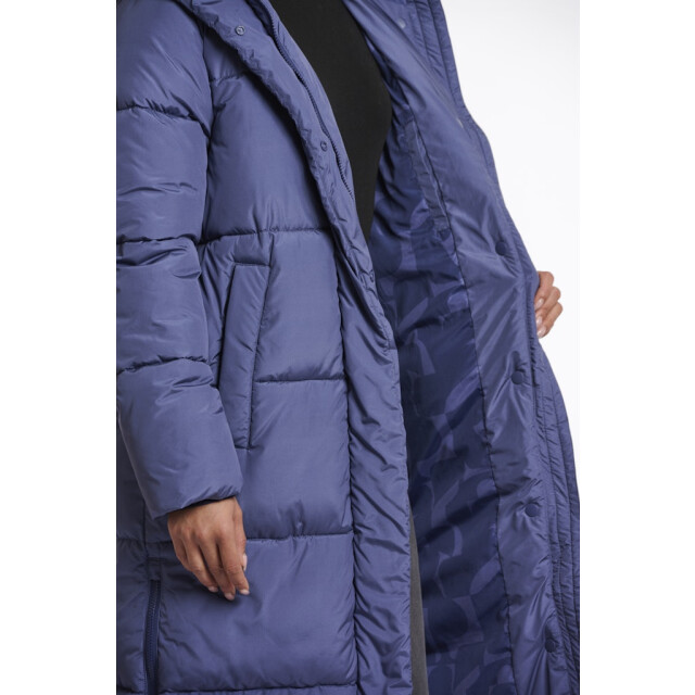 Rino & Pelle long hooded padded coat tessa.7002512 blue shadow 06111.240.0040 large