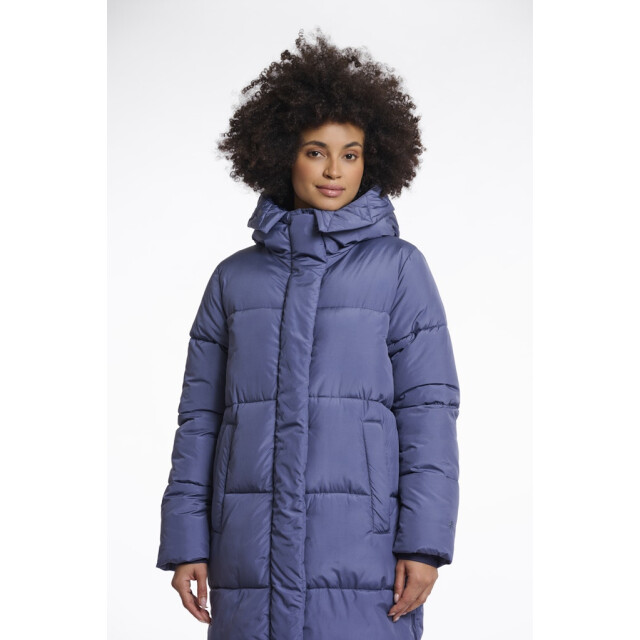 Rino & Pelle long hooded padded coat tessa.7002512 blue shadow 06111.240.0040 large