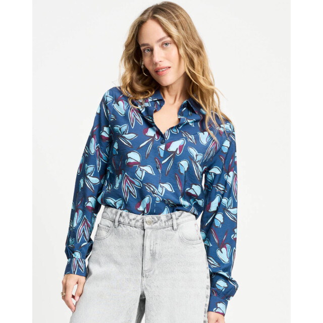 Pom Amsterdam Blouse lange mouw sp9339 Pom Amsterdam Blouse lange mouw SP9339 large