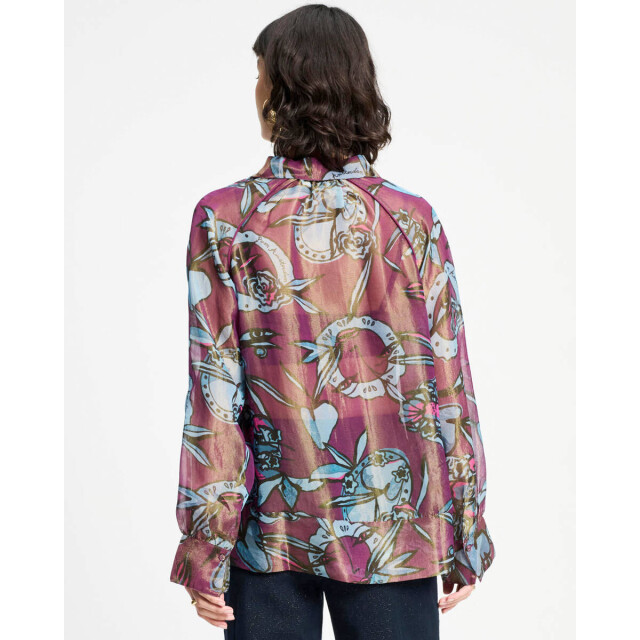 Pom Amsterdam Blouse lange mouw sp94 Pom Amsterdam Blouse lange mouw SP9344 large