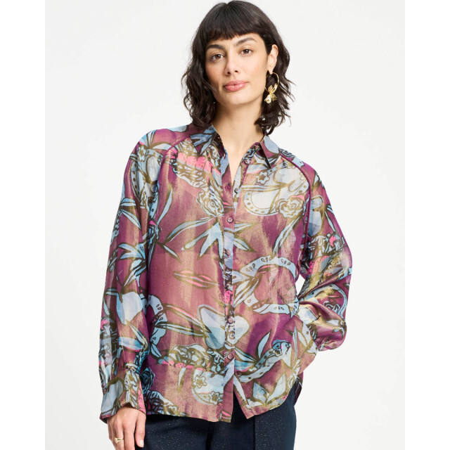 Pom Amsterdam Blouse lange mouw sp94 Pom Amsterdam Blouse lange mouw SP9344 large