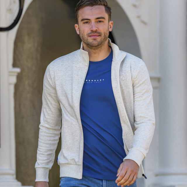 Q1905 Sweatvest blokland grijs QM2653063-006-1 large