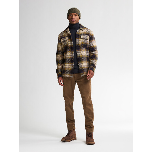 Petrol Industries men shirt long sleeve check m-3050-sil405 5092 royal 05631.261.0076 large