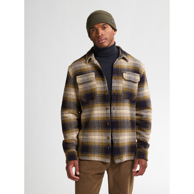 Petrol Industries men shirt long sleeve check m-3050-sil405 5092 royal 05631.261.0076 large