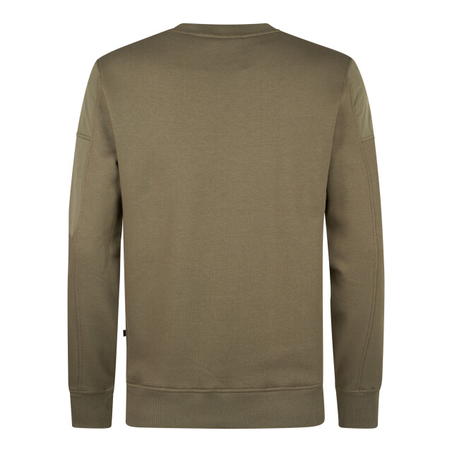 Petrol Industries men sweater round neck m-3050-swr322 6174 mossy 05735.938.0007 large