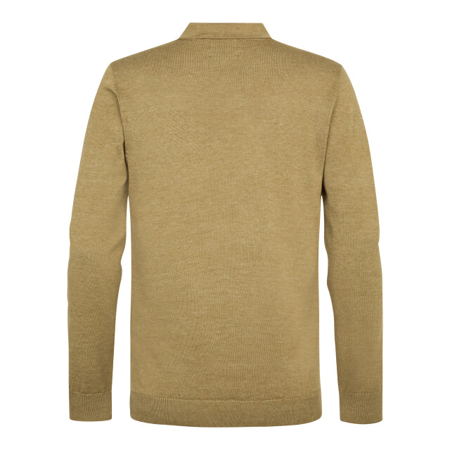 Petrol Industries men knitwear polo m-3050-kwc204 7146 tan 05311.810.0072 large