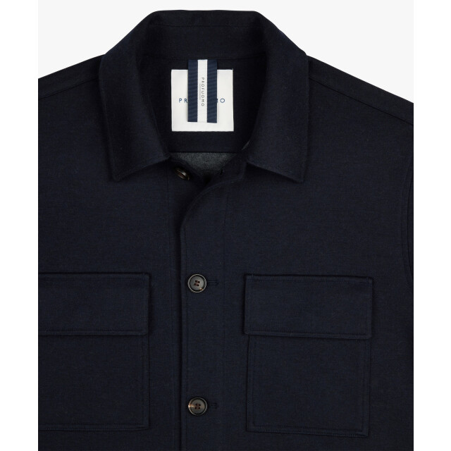 Profuomo overshirt cutaway ppwf30002e p navy 05633.829.0020 large