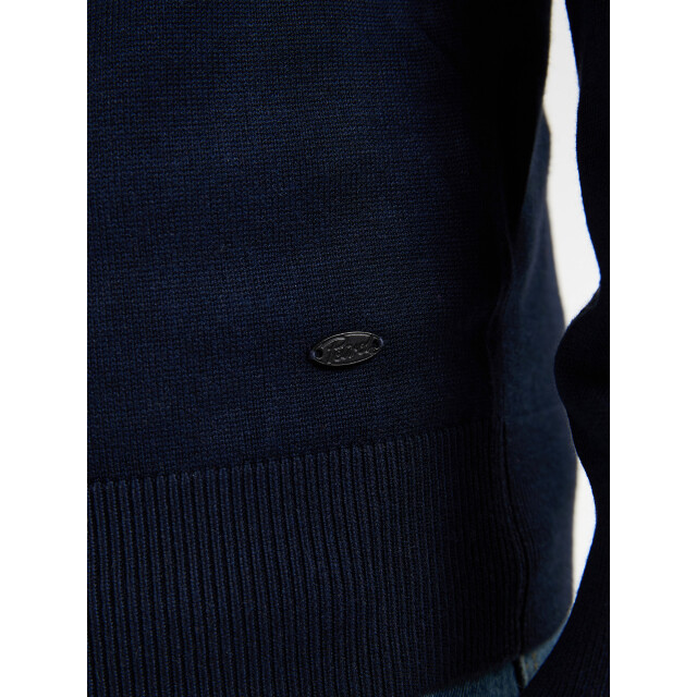 Petrol Industries men knitwear collar basic m-3050-kwc207 5092 royal 05711.261.0073 large