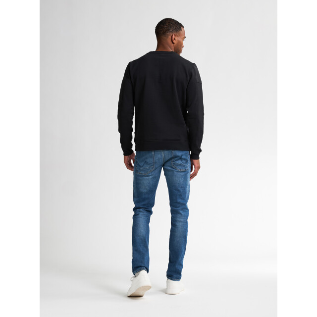 Petrol Industries men sweater round neck m-3050-swr322 9111 deep black 05735.990.0019 large