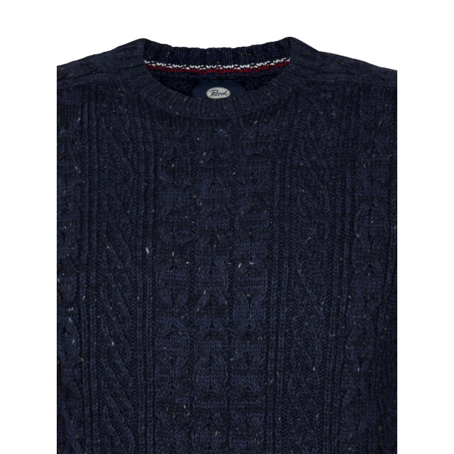 Petrol Industries Heren trui- m-3050-kwr247 5090 deep capri Petrol Sweater M 3050 KWR247 5090DeepCapri large