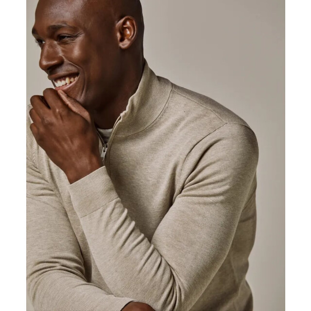 Profuomo Pp2j00010c prufuomo pullover halfzip beige PP2J00010C large