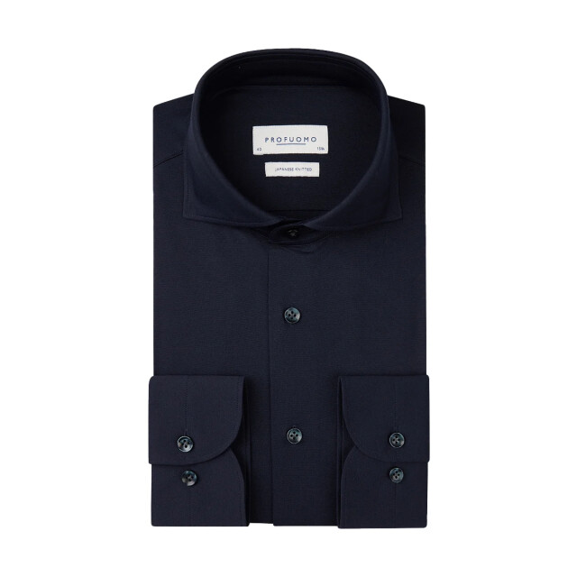 Profuomo Pp2h00008c prufuomo japanese knitted shirt navy PP2H00008C large