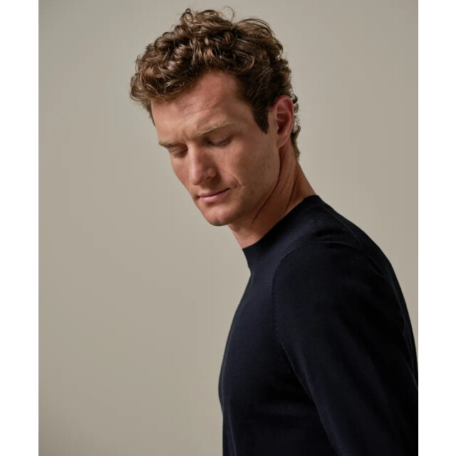 Profuomo Pp2j00008a prufuomo pullover crew neck navy PP2J00008A large