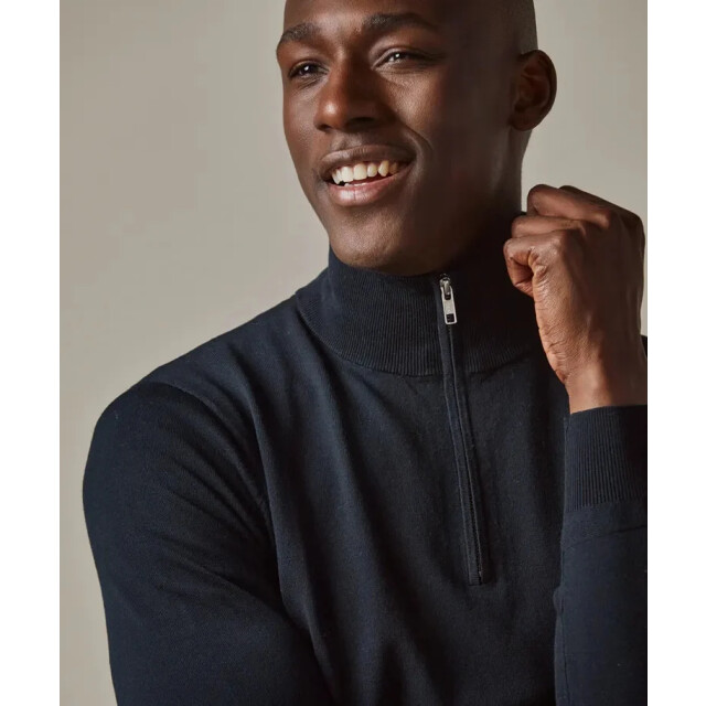 Profuomo Pp2j00010a prufuomo pullover halfzip navy PP2J00010A large