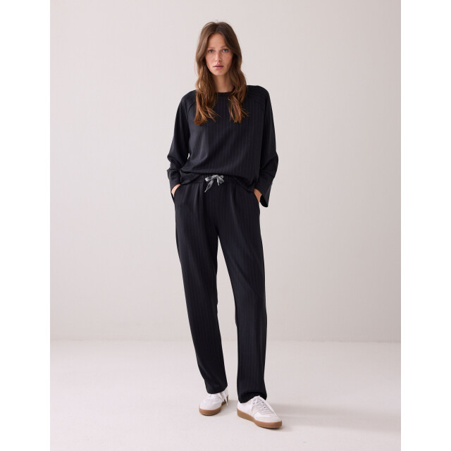 Summum Tapered scuba pinstripe broek pantalons 4s2854-30716 4s2854-30716 large
