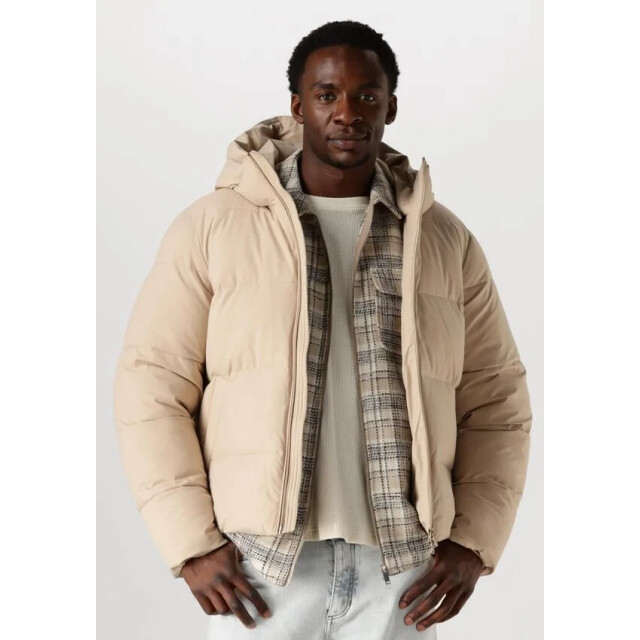 Elvine Bjarne puffer 369 sand heren winterjas van 369 Sand/BJARNE large