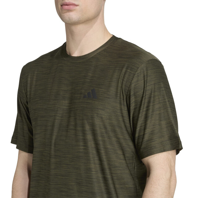 Adidas tr-es stretch t training t-shirt korte mouw heren - 072215_900-L large