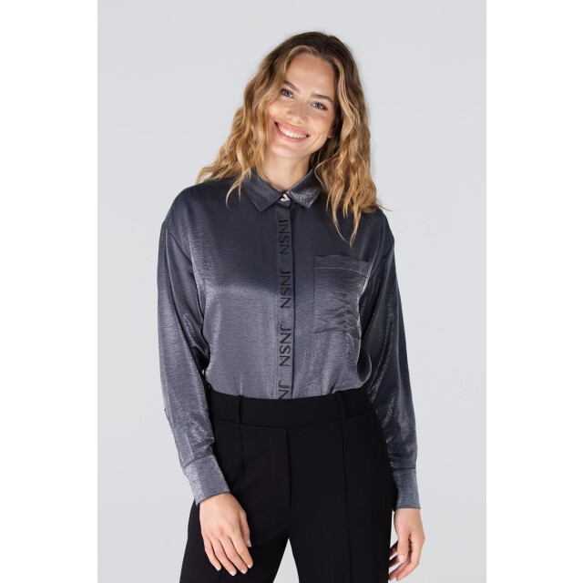 Jansen Amsterdam Lieke blouse ws742 antraciet WS742 large