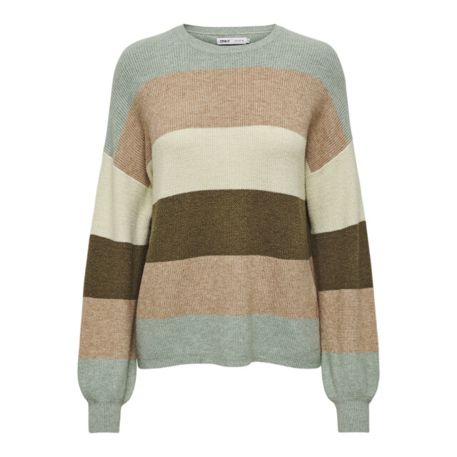 Only Onlatia l/s stripe pullover knt noo 15220044 large