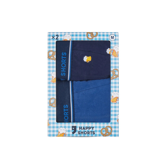 Happy Shorts Heren boxershorts oktoberfest 2-pack bier HS-J-1085 large