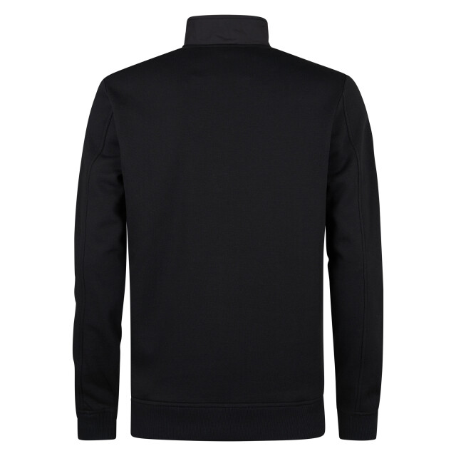 Petrol Industries men sweater collar zip m-3050-swc323 9111 deep black 05791.990.0017 large
