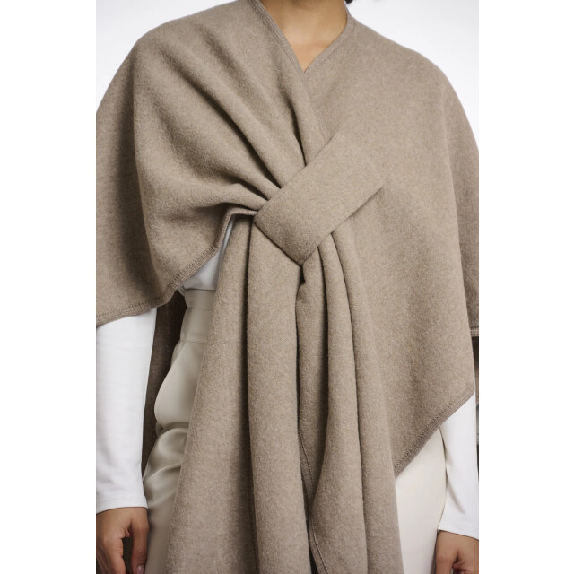 Rino & Pelle Marwa.7002511 rino en pelle woven cape toffee Marwa.7002511 Toffee large