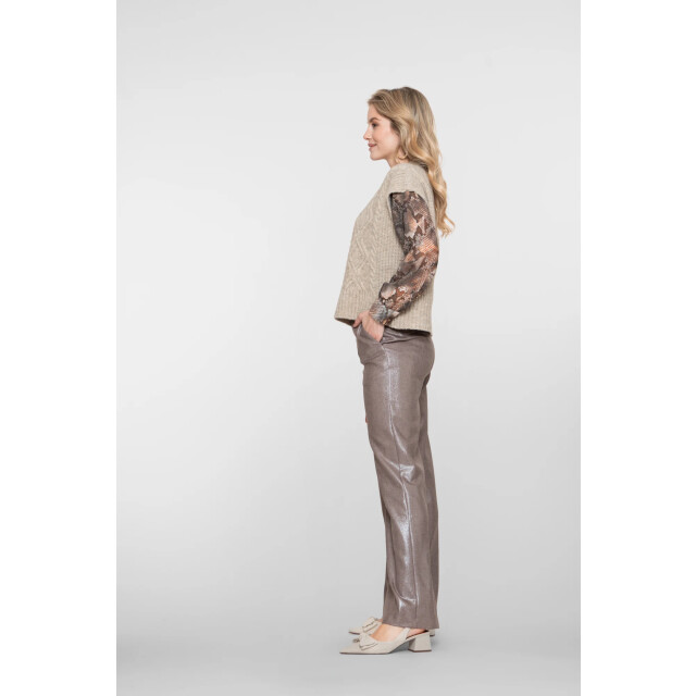 Geisha 51580-32 745 pants taupe/silver 51580-32 745 large