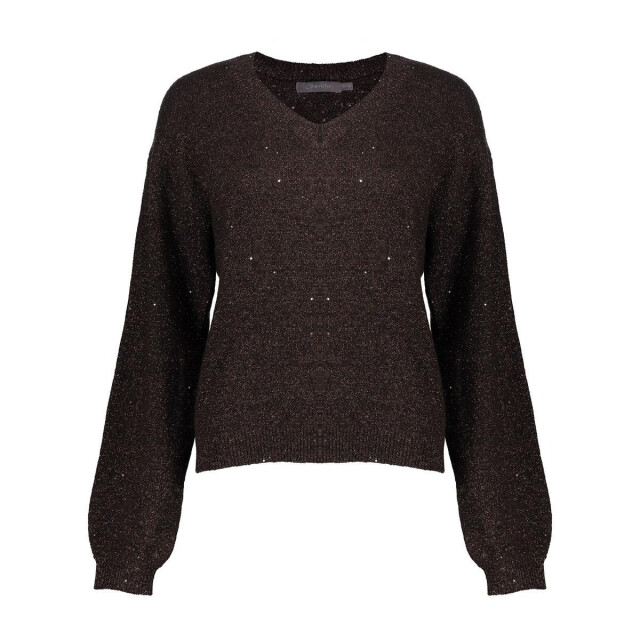 Geisha 54542-14 775 pullover lurex and sequinces brown/copper 54542-14 775 large Geisha 54542-14 775 pullover lurex and sequinces brown/copper 54542-14 775 large