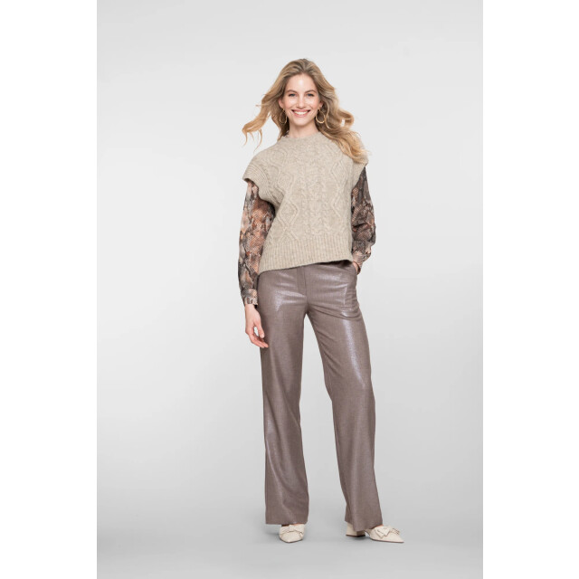 Geisha 51580-32 745 pants taupe/silver 51580-32 745 large
