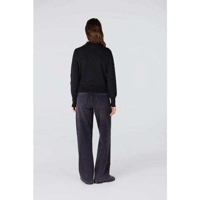 Jansen Amsterdam Barbara fn155 with sleeve ruffels antraciet FN155 large
