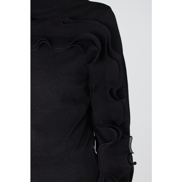 Jansen Amsterdam Barbara fn155 with sleeve ruffels antraciet FN155 large