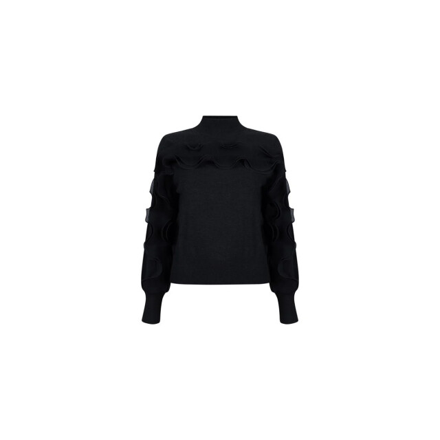 Jansen Amsterdam Barbara fn155 with sleeve ruffels antraciet FN155 large