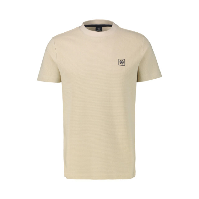 Lerros Heren t-shirt- 2583030 108 foam white Lerros shirt 2583030 108FoamWhite large