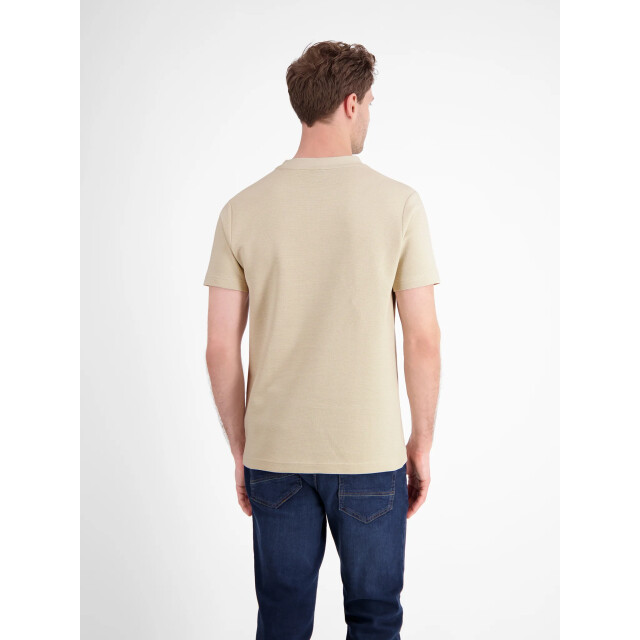 Lerros Heren t-shirt- 2583030 108 foam white Lerros shirt 2583030 108FoamWhite large