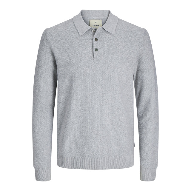 Jack & Jones Sandri knit polo ls 12284506-GRY-M large