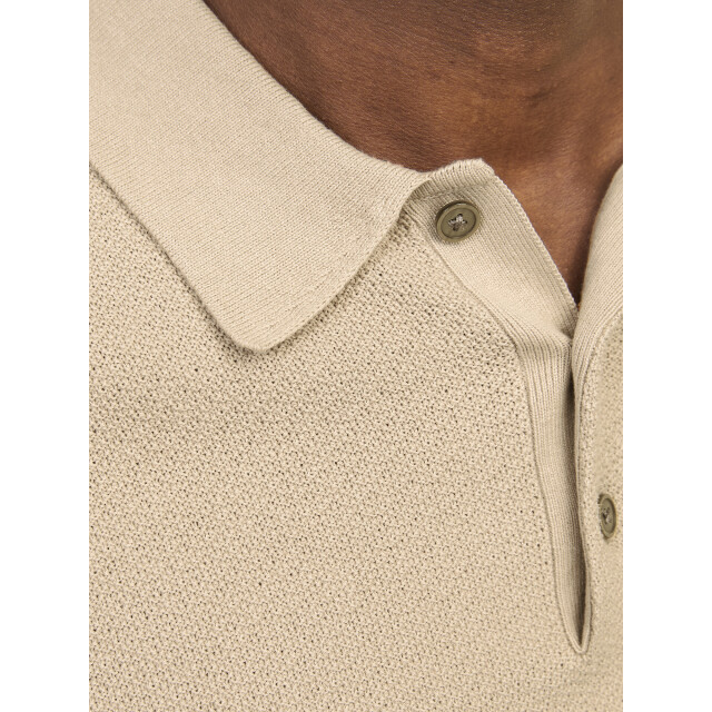 Jack & Jones Sandri knit polo ls 12284506-PUR-L large