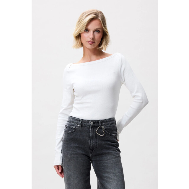 Catwalk Junkie 2504020406 boatneck rib long sleeve 2504020406 Boatneck rib long sleeve large