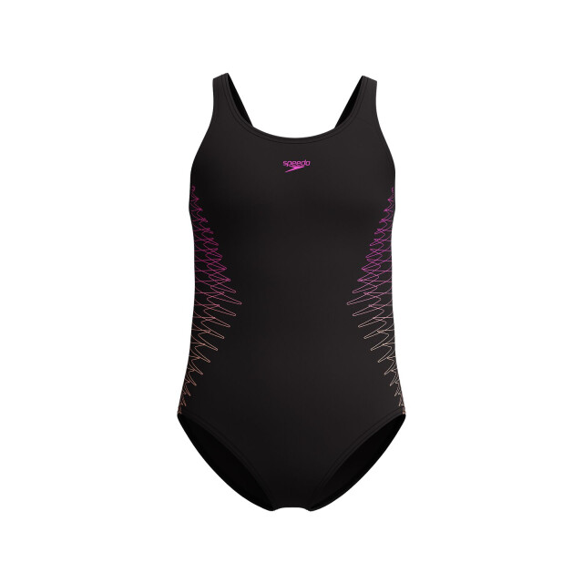 Speedo eco placem muscleb bla/ora wedstrijd badpak meisjes - 069869_995-176 large
