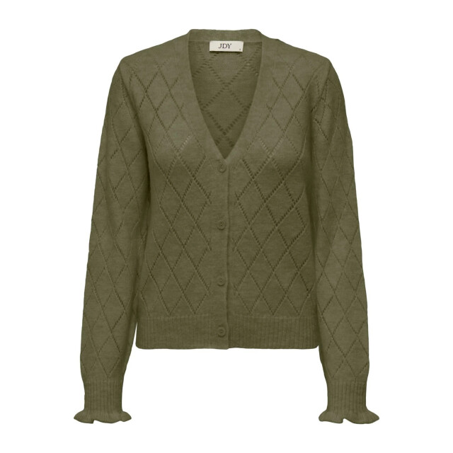 Jacqueline de Yong Letty l/s v-neck struc cardi knt 15309447 large
