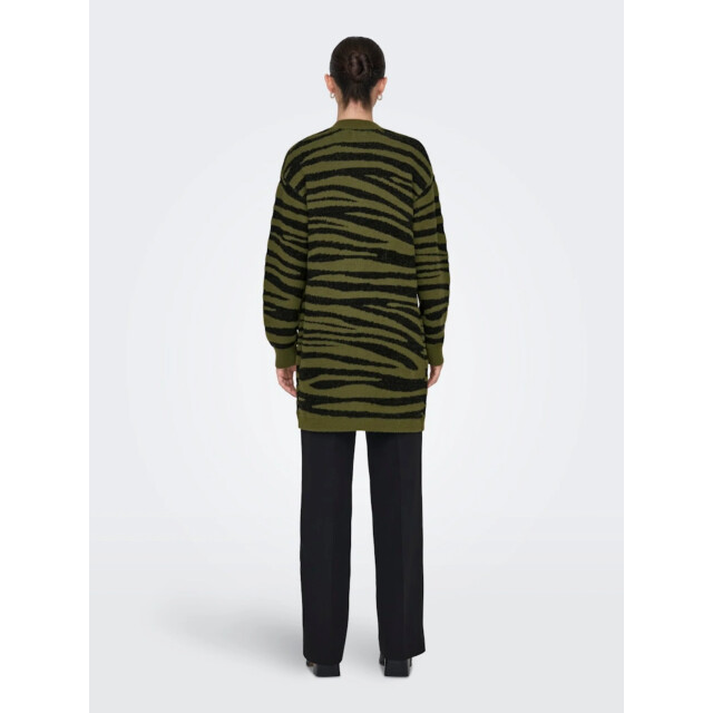 Jacqueline de Yong Lorraine animal l/s long cardigan 15328366 large