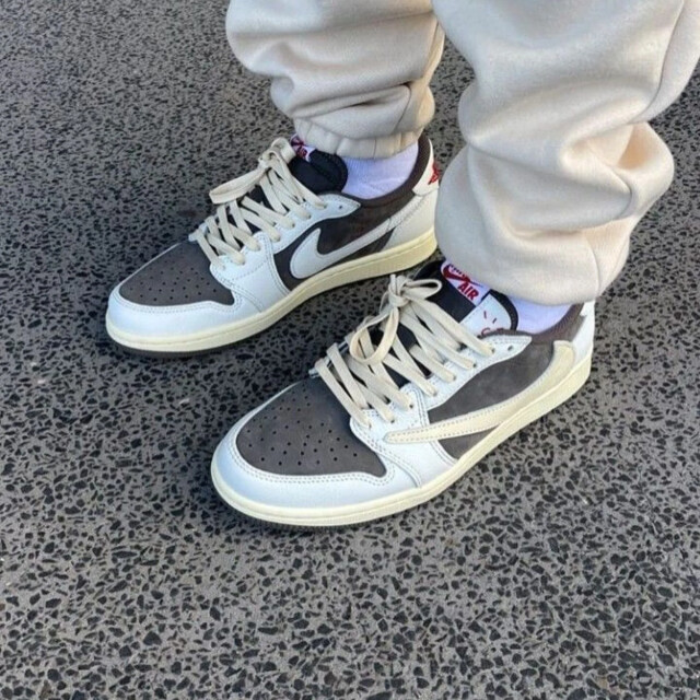 Nike Air jordan 1 retro low og sp travis scott reverse mocha DM7866-162 large