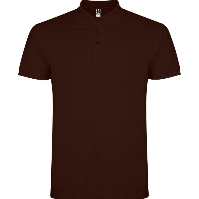 Roly Heren ster poloshirt UTLT5493_chocolate large