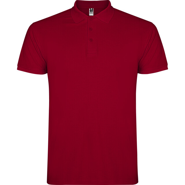 Roly Heren ster poloshirt UTLT5493_garnetred large Roly Heren ster poloshirt UTLT5493_garnetred large