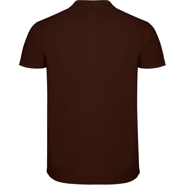Roly Heren ster poloshirt UTLT5493_chocolate large