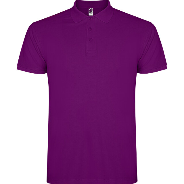 Roly Heren ster poloshirt UTLT5493_purple large