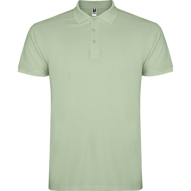 Roly Heren ster poloshirt UTLT5493_mistgreen large Roly Heren ster poloshirt UTLT5493_mistgreen large