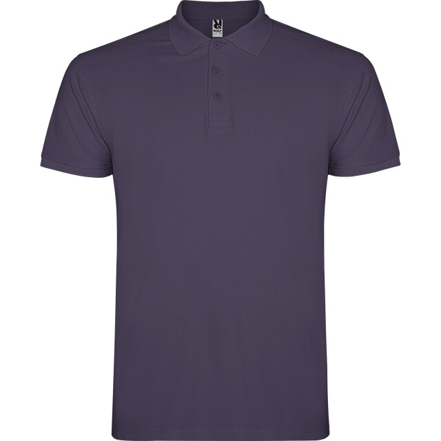 Roly Heren ster poloshirt UTLT5493_lilac large Roly Heren ster poloshirt UTLT5493_lilac large