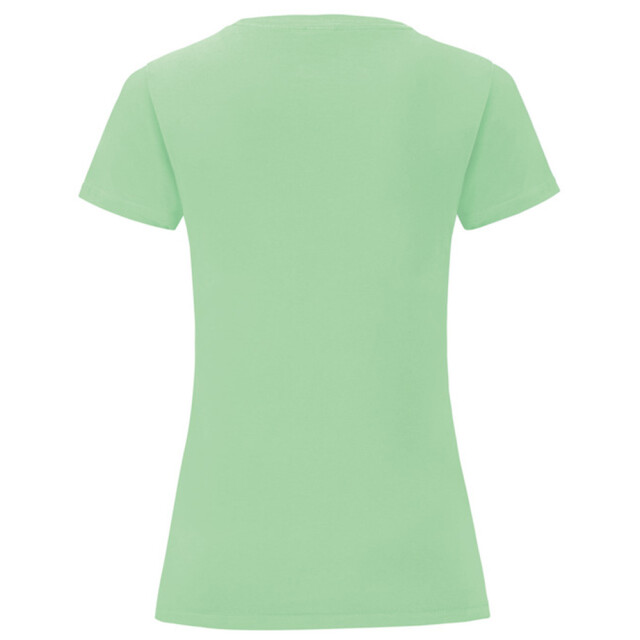 Fruit of the Loom Dames iconic combed cotton t-shirt UTLT5720_neomint large
