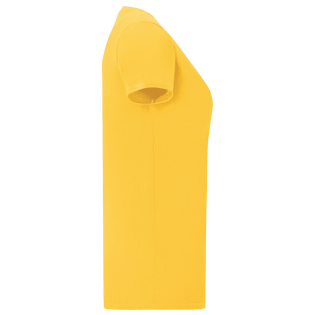 Fruit of the Loom Dames iconic combed cotton t-shirt UTLT5720_sunflower large